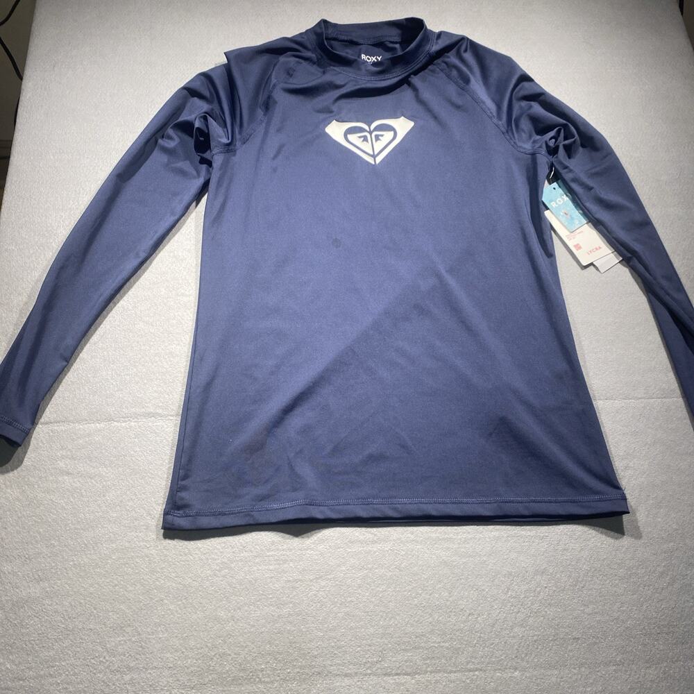 Roxy Girls Rash Guard NWT Small Stain